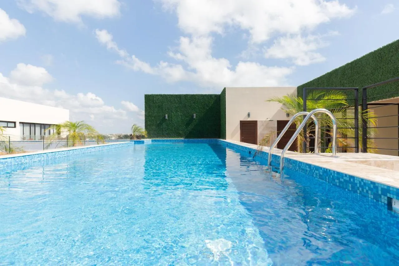 Aldea Zama 2Br Condo With Rooftop Terrace And Pool Tulum Apartment