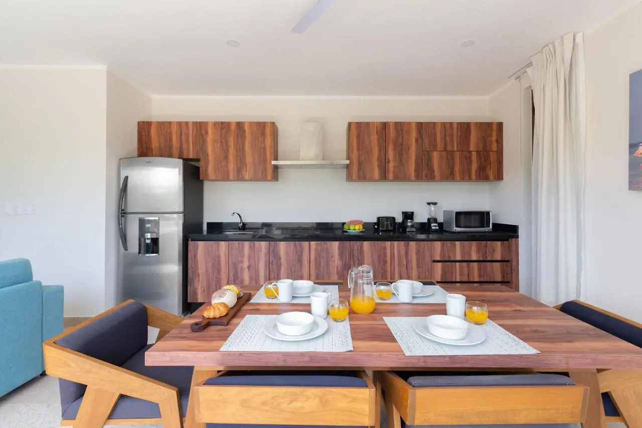 Aldea Zama 2Br Condo With Rooftop Terrace And Pool Tulum Apartment
