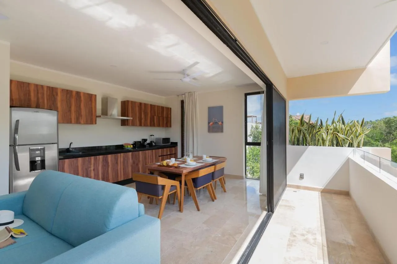 Apartment Aldea Zama 2Br Condo With Rooftop Terrace And Pool Tulum