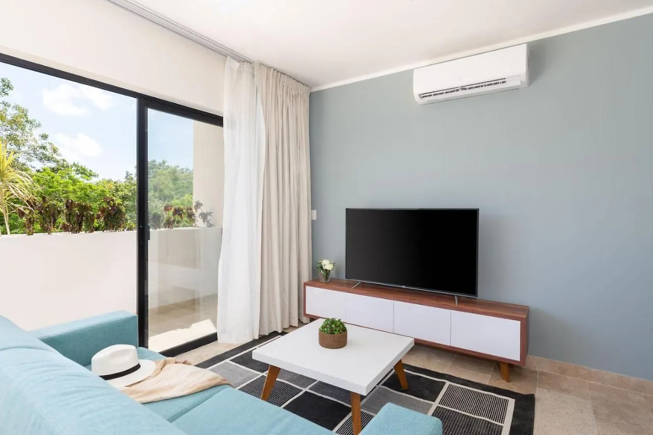 Aldea Zama 2Br Condo With Rooftop Terrace And Pool Tulum Mexico