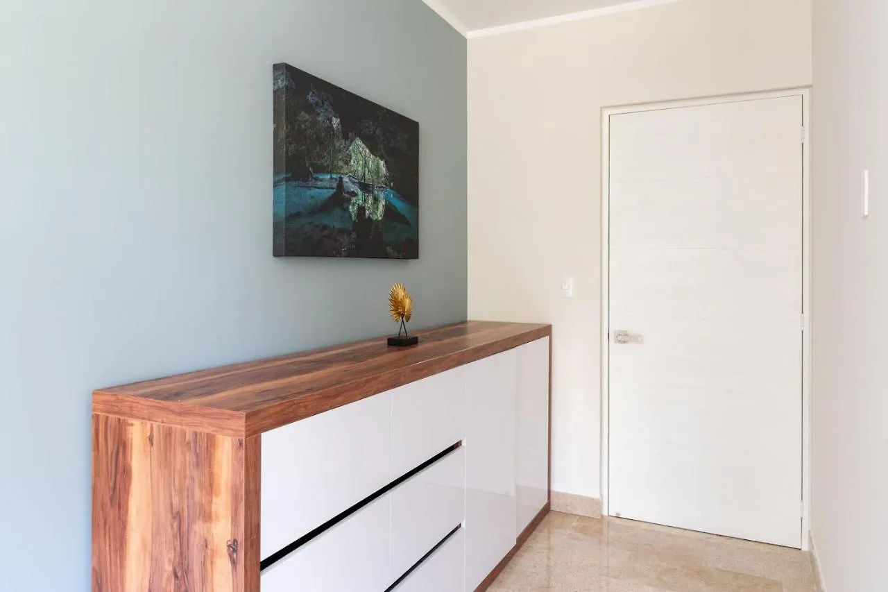 Aldea Zama 2Br Condo With Rooftop Terrace And Pool Tulum Apartment