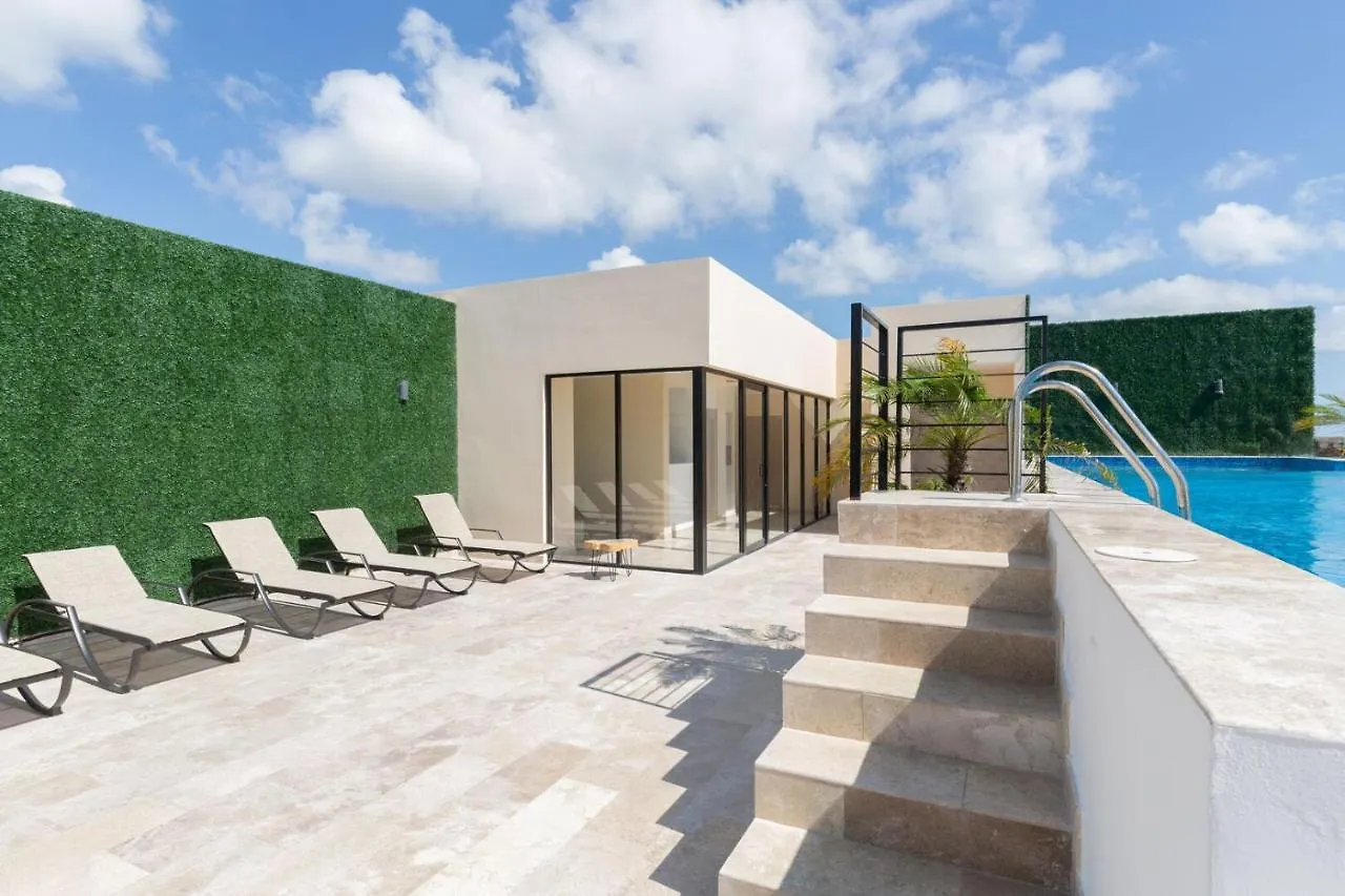 Aldea Zama 2Br Condo With Rooftop Terrace And Pool Tulum Apartment