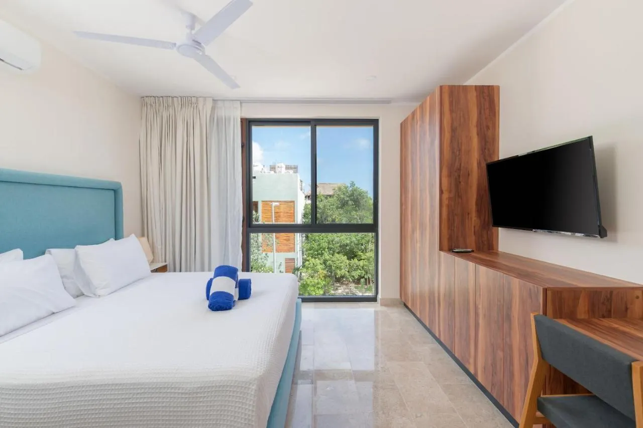 Apartment Aldea Zama 2Br Condo With Rooftop Terrace And Pool Tulum Mexico