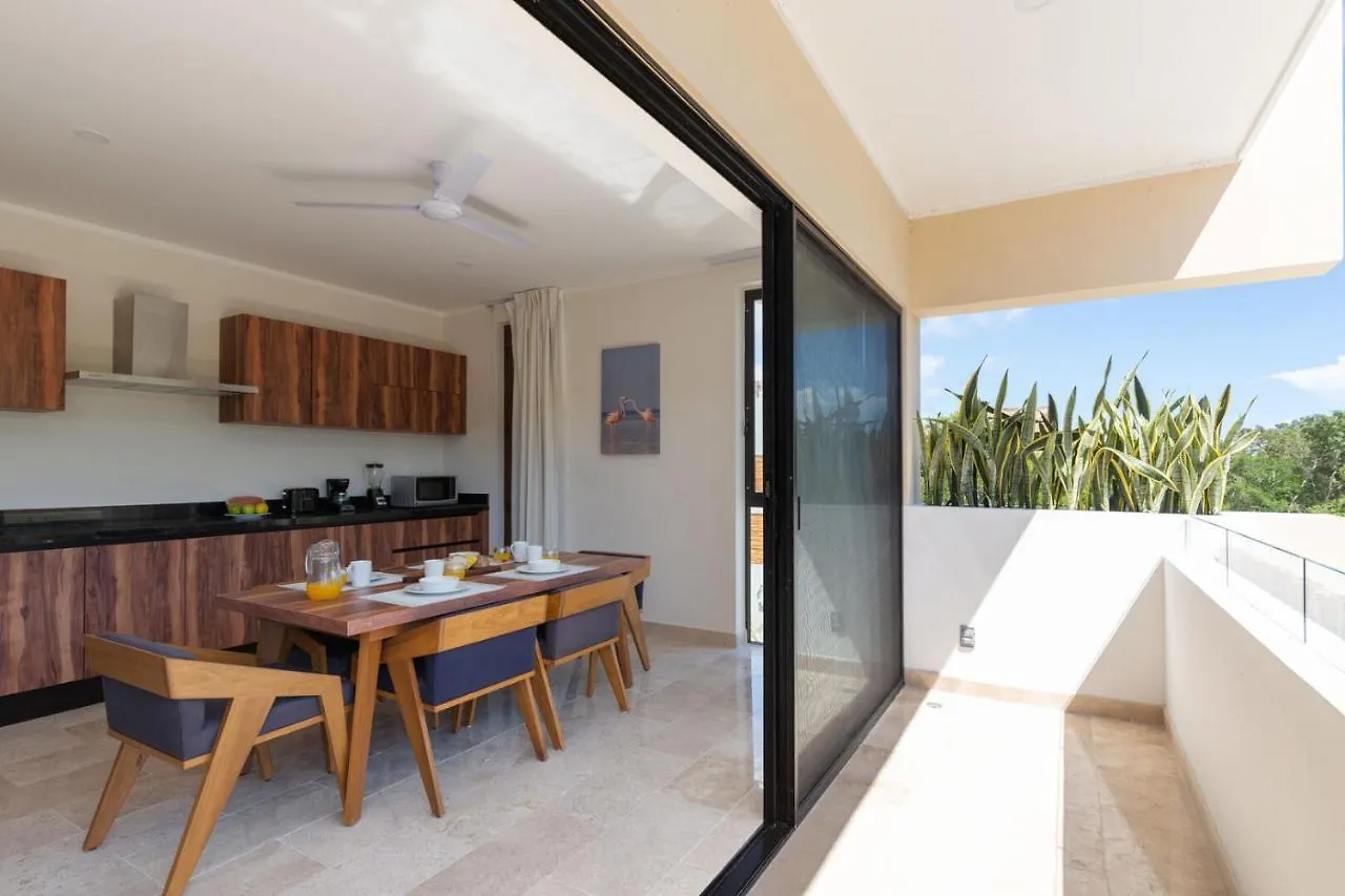 Apartment Aldea Zama 2Br Condo With Rooftop Terrace And Pool Tulum Mexico